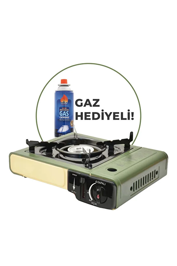 Fischer Tekli Portatif Çantalı Kamp Ocağı Stop Emniyetli